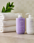 Dr.SANTE Azulene Soother Treatment 500ml bathroom shelf lifestyle shot