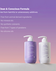 Dr.SANTE Azulene Soother Shampoo & Treatment Duo (2 x 500ml) clean and conscious formula card