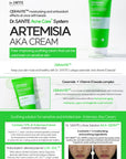 Dr.SANTE Artemisia AKA Cream 150g before and after acne care comparison shot