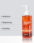 MAHOE LIQUID Anti Rosina Ampoule 200ml hydration benefits product feature shot