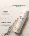 THE MUTE Dolido Tea Tree Enzyme Powder Wash 100g papain and starch ingredients card