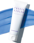 MAHOE LIQUID Faceye Azulen Cream 100ml texture swatch demo shot