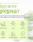 Dr.SANTE Artemisia AKA Ampoule 100ml pore causes infographic feature shot