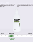 MAHOE LIQUID The Spa Care Shampoo 1000ml pH 5.3 scale info card