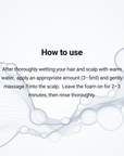 MAHOE LIQUID The Spa Care Shampoo 1000ml how to use info card