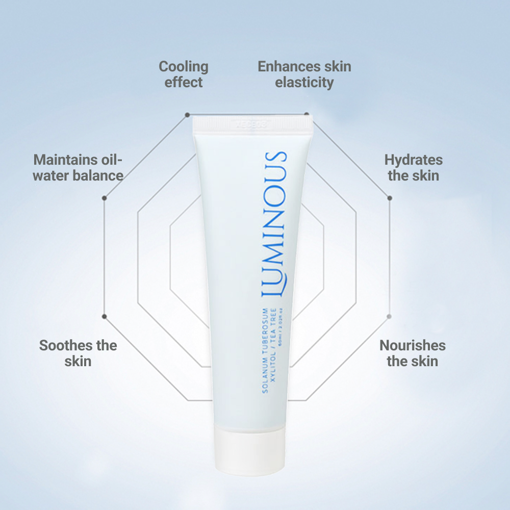 LUMINOUS Moisture Cooling Peel-Off Pack 60ml skincare benefits feature breakdown