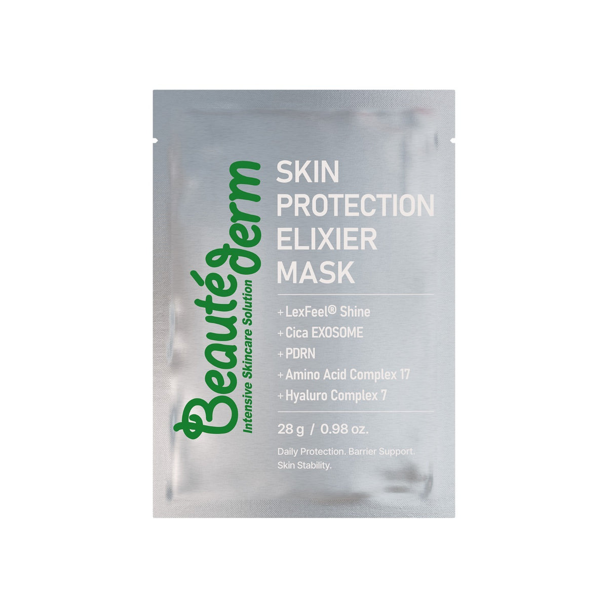 Beautéderm Skin Protection Elixier Mask 10ea box and sheet mask pouches