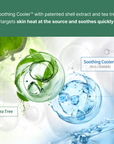 Cooling acne care cream with patented shell extract and tea tree to quickly soothe skin heat and irritation