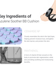Dr.SANTE AZULENE SOOTHER BB CUSHION 15g + Refill 15g additional key ingredients info card