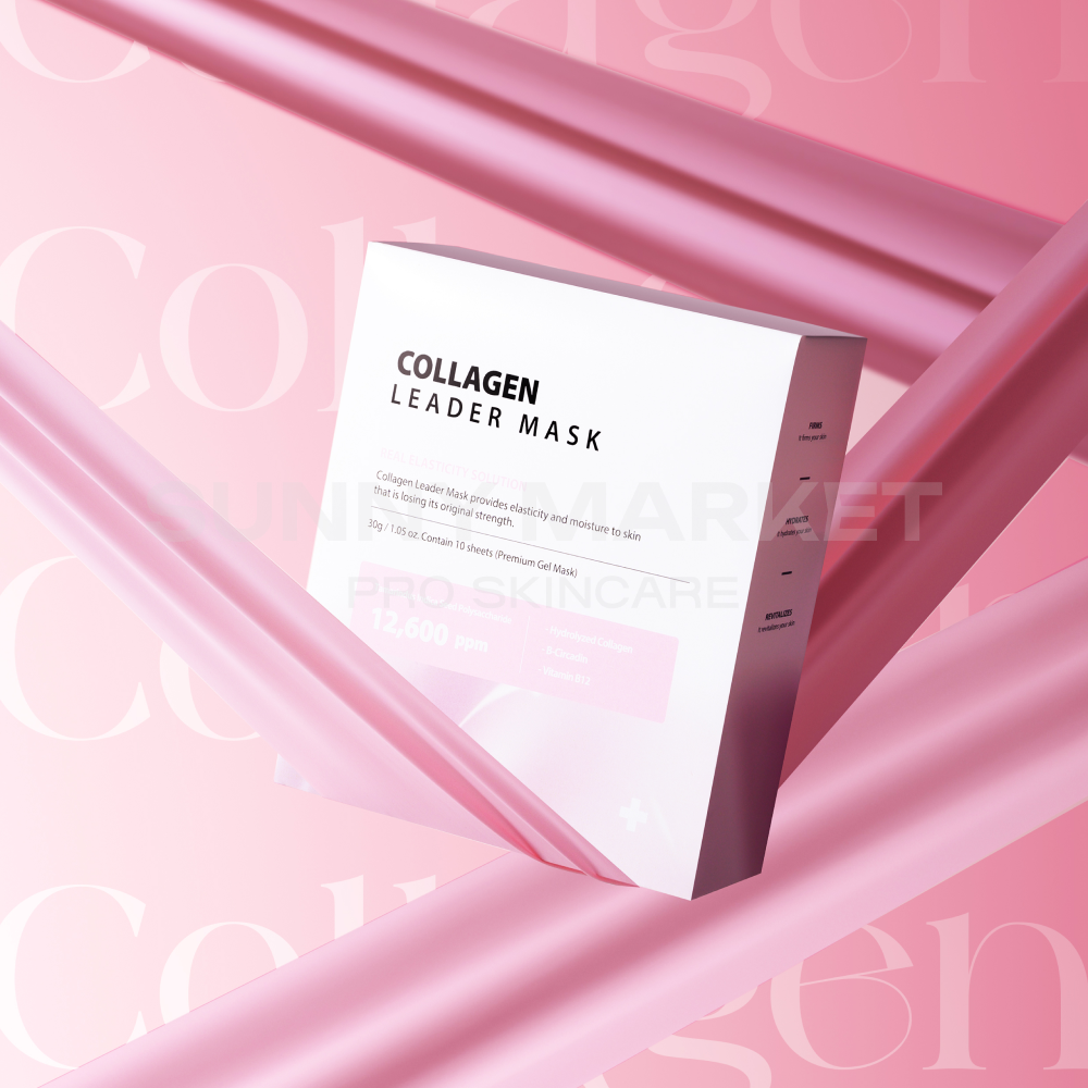 Dr.SANTE Collagen Leader Mask 1box*4sheets aesthetic product display shot