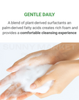 Daily gentle cleanser with plant-derived surfactants for comfortable skin cleansing