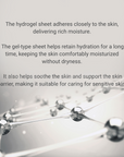 Moisturizing hydrogel sheet mask that adheres closely to deliver long-lasting hydration
