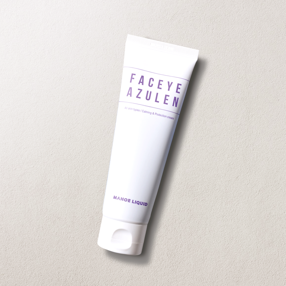 100ml azulene soothing cream with calming formula for daily hydration