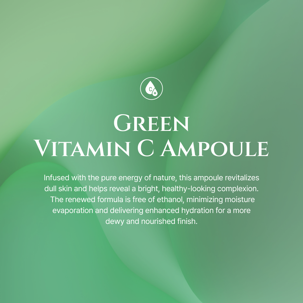 PHYTOMER Oligomer VITA C 15ml*3EA green vitamin c ampoule info card