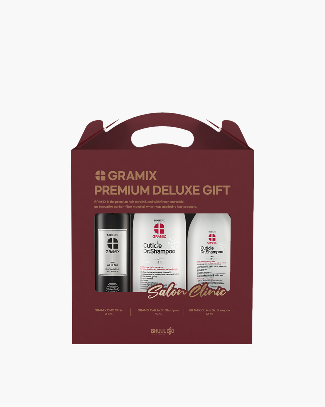 Thumbnail of GRAMIX Premium Deluxe Gift set, showcasing elegant packaging and a premium hair care collection