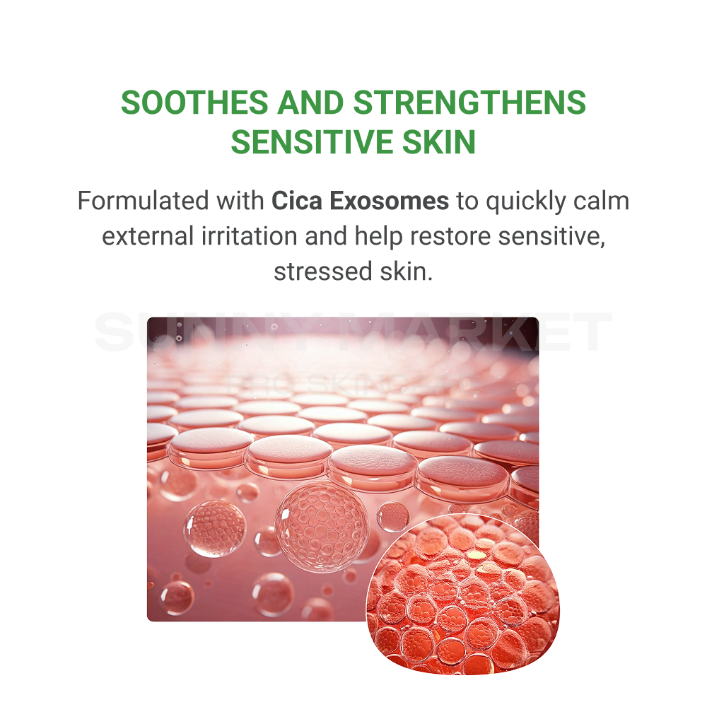 Beauteder Skin Elixier Repair Cream formulated with Cica Exosome to soothe irritation, calm sensitive skin, and strengthen the skin barrier.