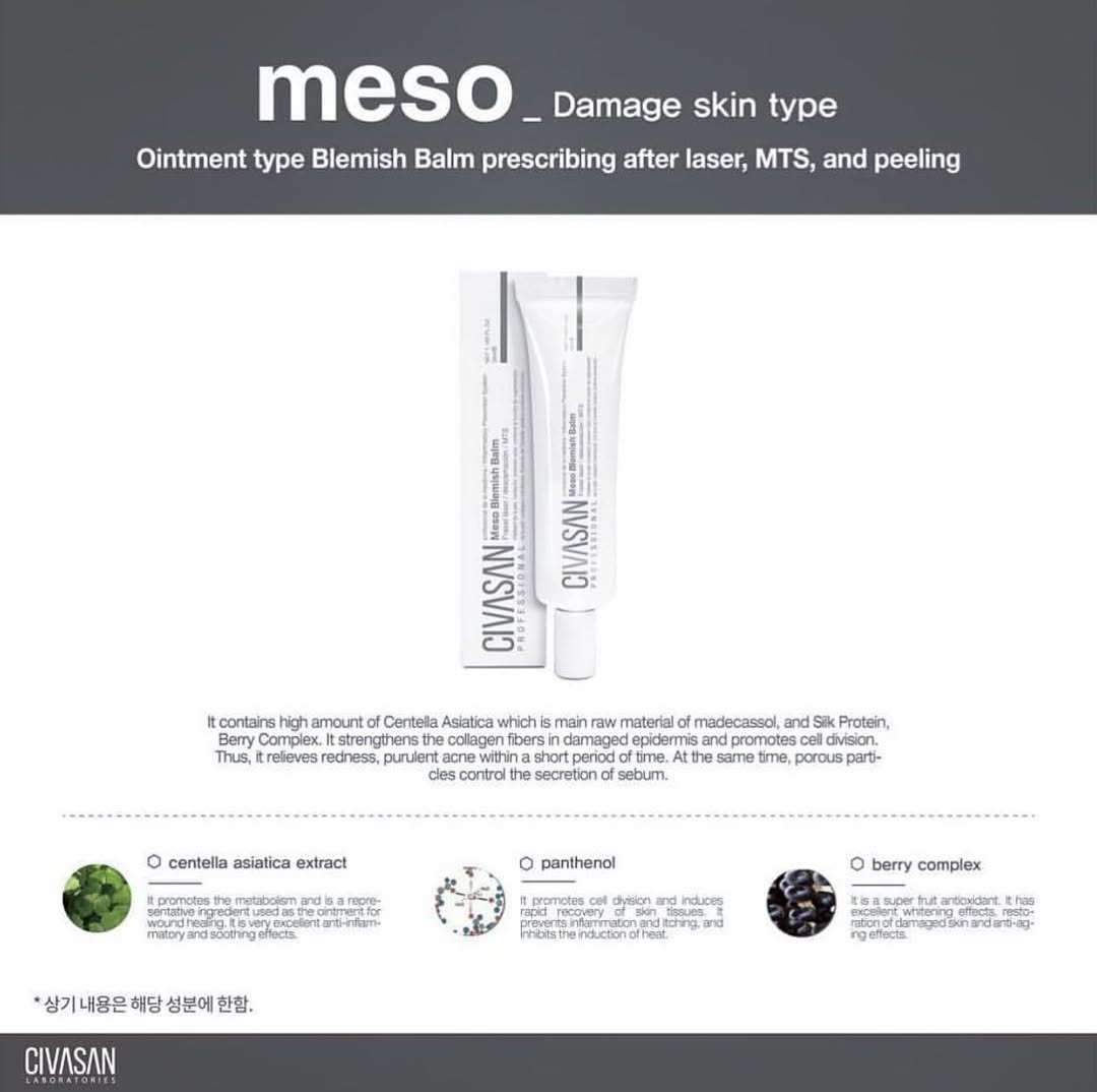 CIVASAN] Meso Blemish Balm [35ml] – Sunny market