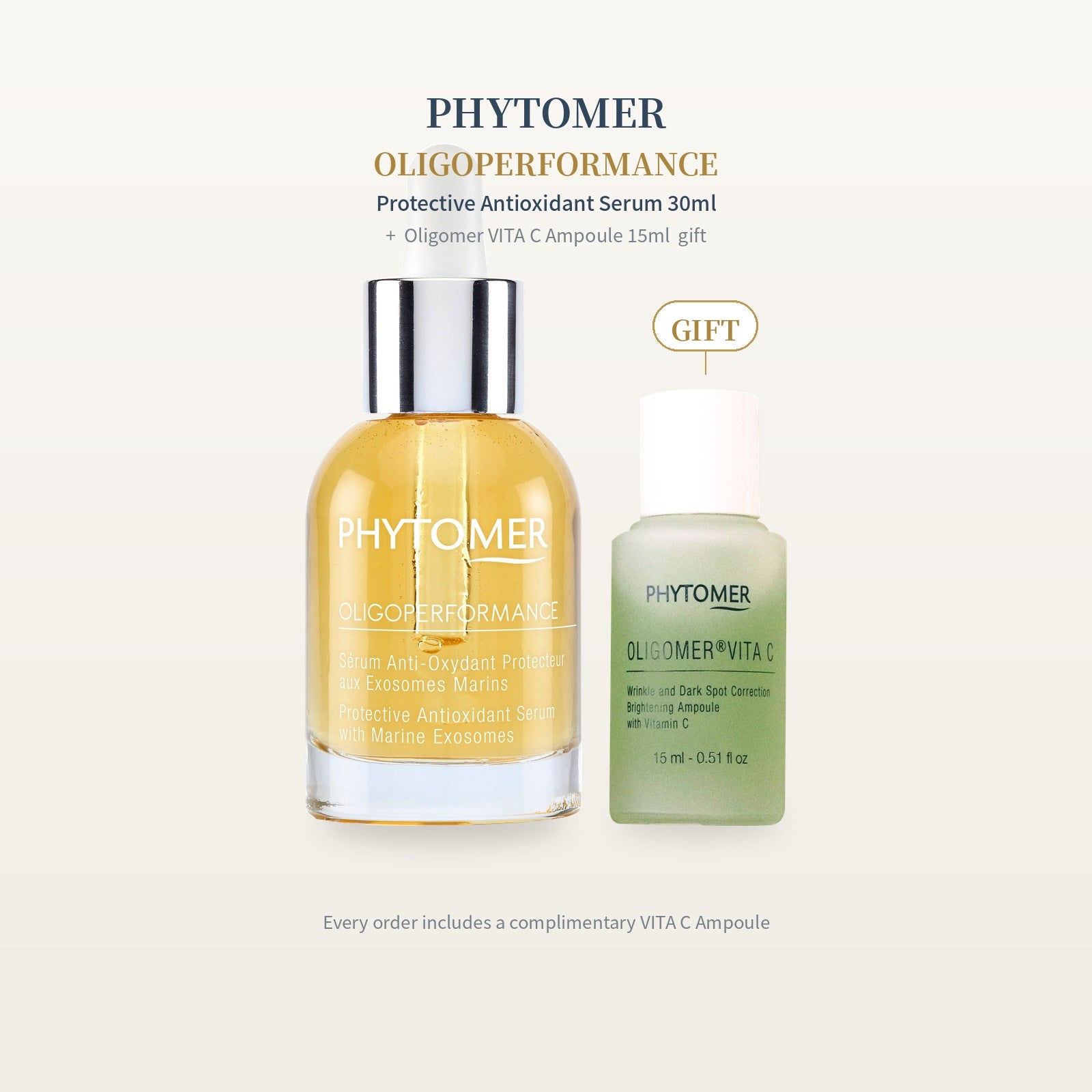 PHYTOMER Oligoperformance Antioxidant Serum X Oligomer VITA C (30ml + Gift)