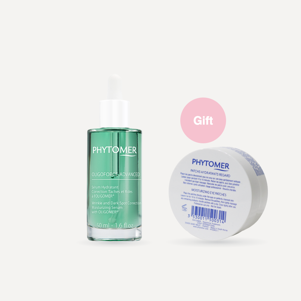 PHYTOMER Oligoforce Advanced Serum X Moisturizing Eye Patches (50ml + Gift)